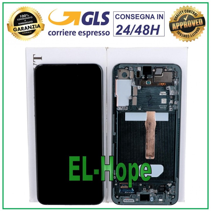 ORIGINAL DISPLAY SAMSUNG S22+ PLUS 2022 SM-S906 TOUCH GREEN GREEN GH82-27500C