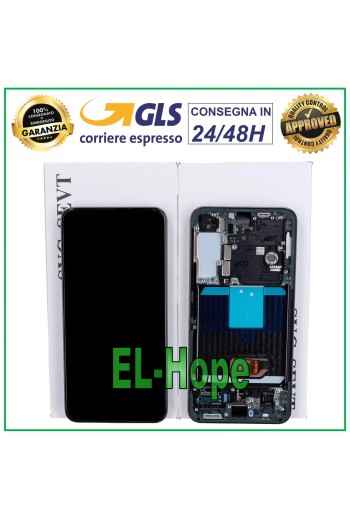 LCD DISPLAY + ORIGINAL FRAME SAMSUNG GALAXY S22 2022 SM-S901 TOUCH SCREEN BLACK