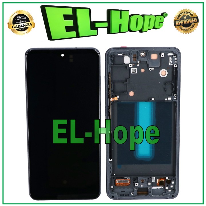 OLED LCD DISPLAY + FRAME FOR SAMSUNG GALAXY S21 FE SM-G990B TOUCH SCREEN BLACK