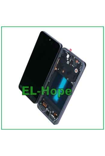 OLED LCD DISPLAY + FRAME FOR SAMSUNG GALAXY S21 FE SM-G990B TOUCH SCREEN BLACK