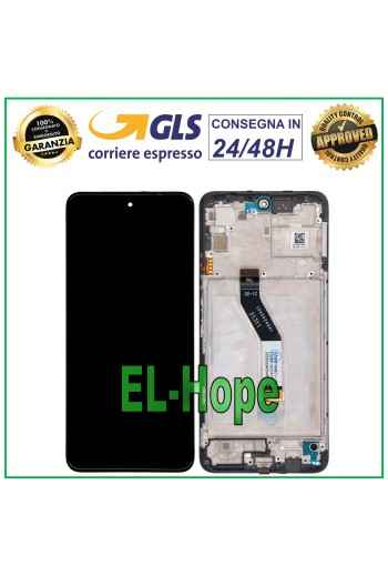 LCD DISPLAY + FRAME TOUCH SCREEN XIAOMI REDMI NOTE 11 5G ASSEMBLED BLACK GLASS