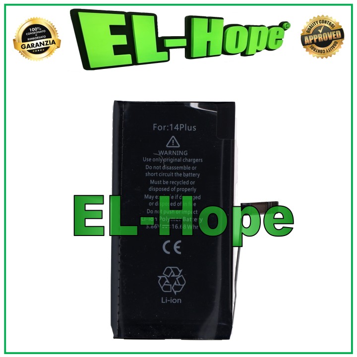 REPLACEMENT BATTERY FOR IPHONE 14 PLUS 4325 mAh 4.47V A2850