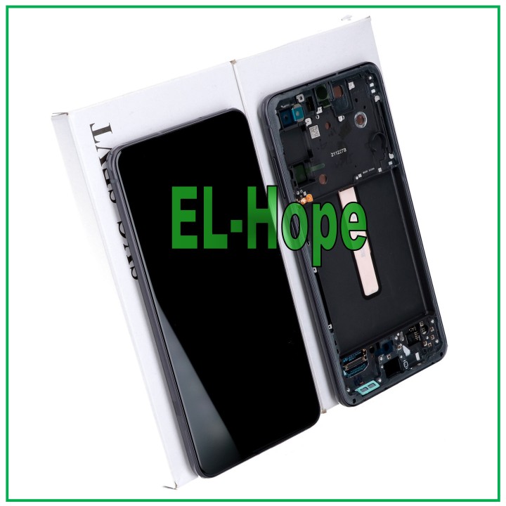 DISPLAY FRAME ORIGINAL RENEWED SAMSUNG S21 FE SM-G990 TOUCH GRAY GH82-26420A