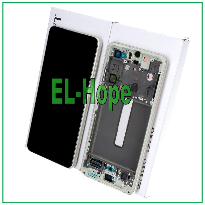ORIGINAL LCD TOUCH DISPLAY SAMSUNG S21 FE SM-G990 GREEN FRAME GH82-26420C
