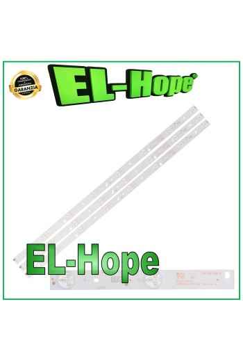 KIT 3 BARS 8 LEDs FOR 32 POLAROID TV 0D315D08-ZC17F-04 303TT315041 TQL32R4PR005