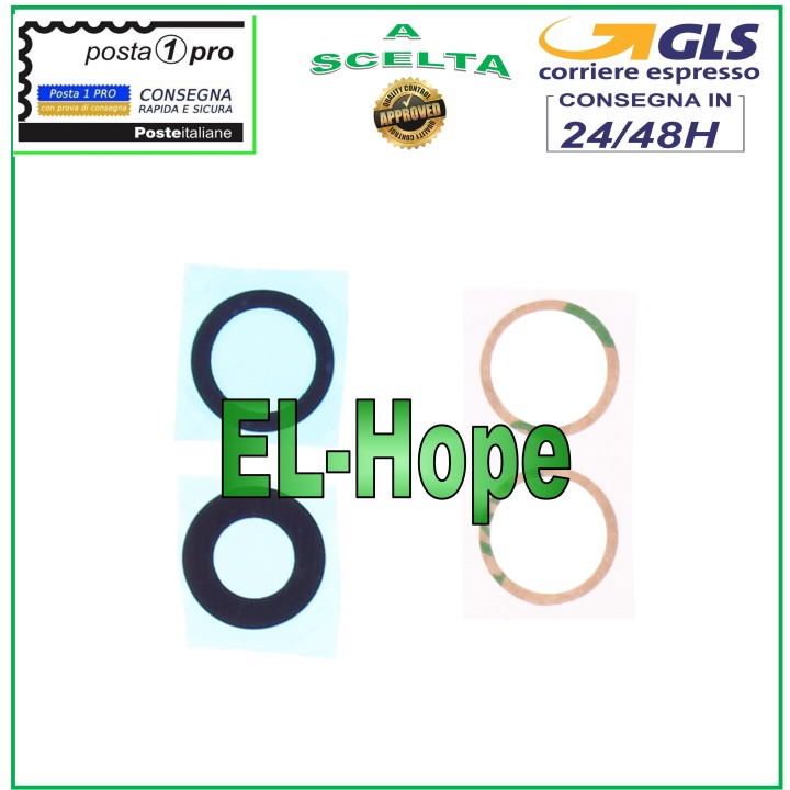 GLASS GLASS LENS REAR CAMERA IPHONE 12 /12 MINI LENS CAMERA ADHESIVE