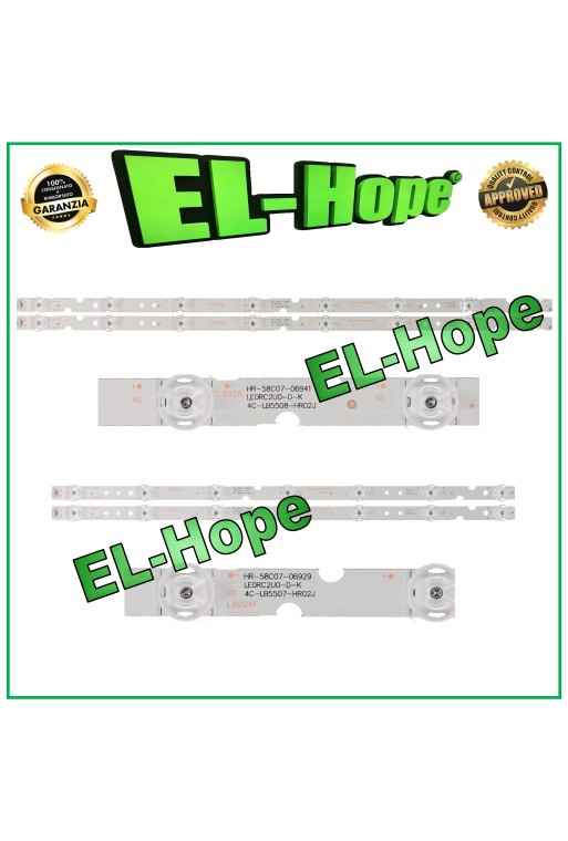 KIT 4 LED BARS FOR 55 TV TCL 4C-LB5507-HR02J 4C-LB5508-HR02J 55HR330M07B2