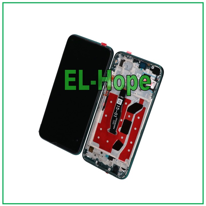LCD DISPLAY FRAME FOR HUAWEI P40 LITE JNY-L21A JNY-LX1 TOUCH SCREEN GREEN GLASS