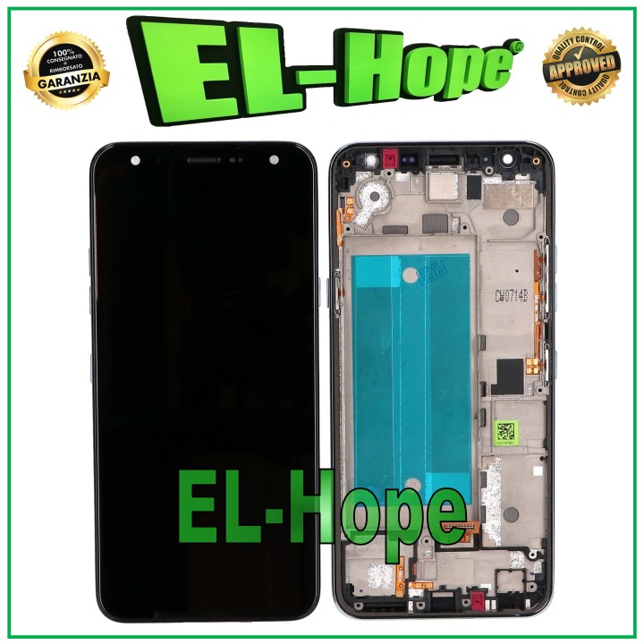 LCD TOUCH DISPLAY + FRAME FOR LG K40 LMX420EMW GLASS SCREEN MONITOR SILVER