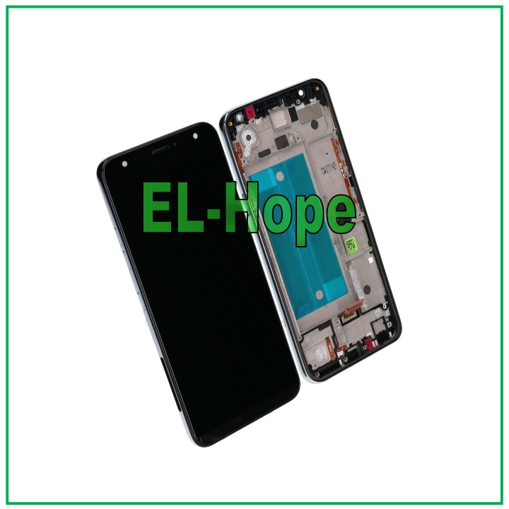 LCD TOUCH DISPLAY + FRAME FOR LG K40 LMX420EMW GLASS SCREEN MONITOR SILVER