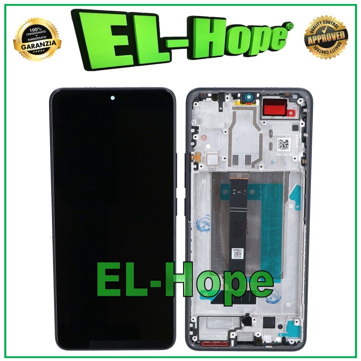 OLED LCD DISPLAY + FRAME FOR XIAOMI POCO F6 24069PC21G TOUCH SCREEN BLACK GLASS