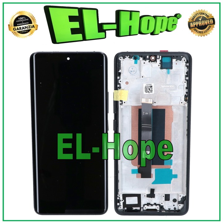 OLED TOUCH DISPLAY FOR XIAOMI REDMI NOTE 13 PRO+ PLUS 23090RA98C IG FRAME BLACK