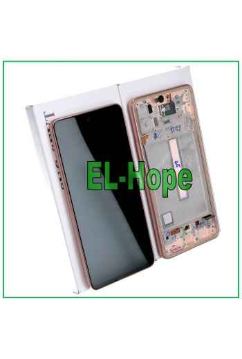 LCD DISPLAY + ORIGINAL FRAME SAMSUNG GALAXY A53 5G SM A536 A536B TOUCH GOLD