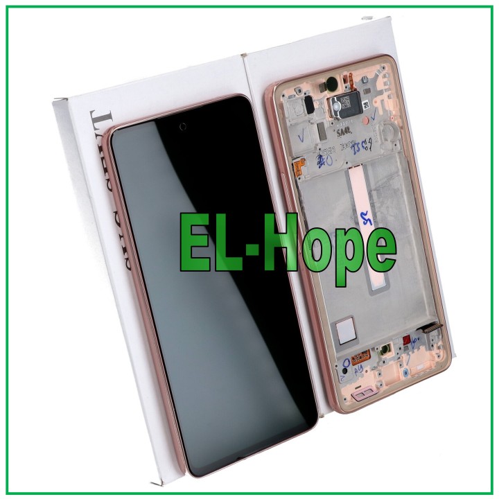 ORIGINAL TOUCH DISPLAY SAMSUNG A53 5G SM A536 A536B GOLD FRAME GH82-28025D