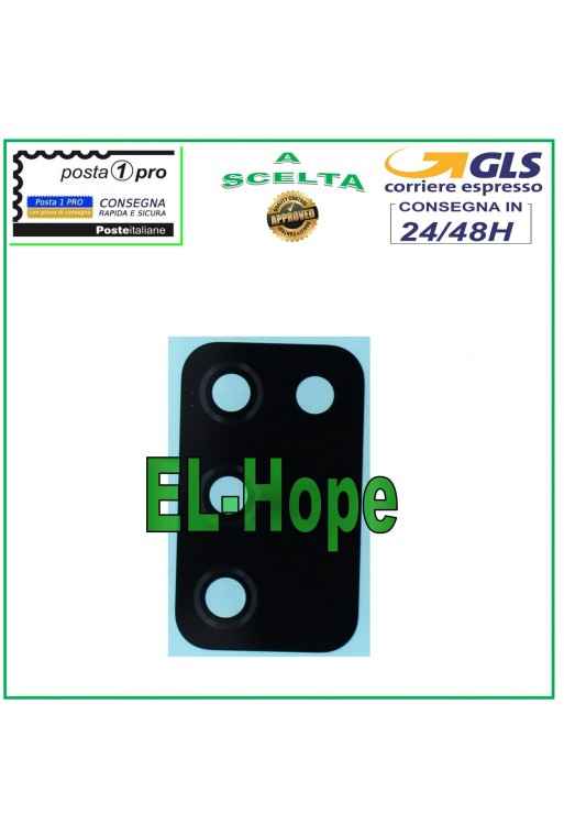 Rear Camera Lens Glass for Samsung Galaxy A03S SM-A037G Black