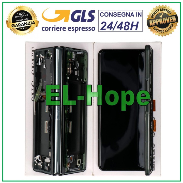 ORIGINAL LCD DISPLAY SAMSUNG Z FOLD 3 5G SM-F926 TOUCH GREEN GREEN GH82-26283B