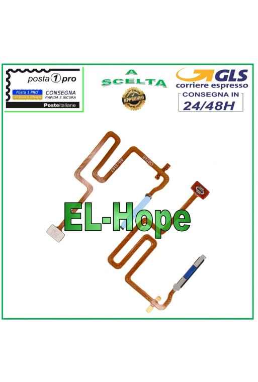 FLAT FLEX FINGERPRINT SENSOR KEY FOR OPPO A96 CPH2333 BLUE