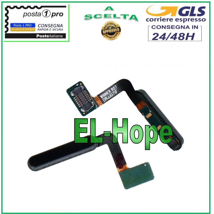 FLAT FLEX FINGERPRINT KEY FINGERPRINT SAMSUNG GALAXY FOLD SM-F900 BLACK