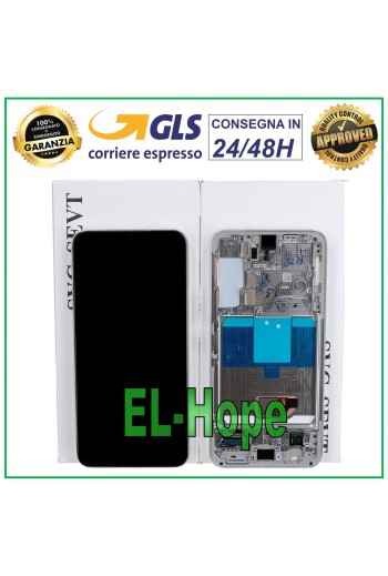 ORIGINAL LCD DISPLAY SAMSUNG GALAXY S22 2022 SM-S901 TOUCH WHITE - CREAM WHITE