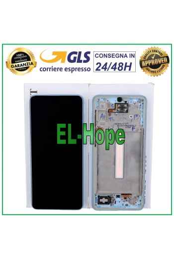 ORIGINAL FRAME LCD DISPLAY SAMSUNG GALAXY A33 5G 2022 SM-A336F A336B TOUCH BLUE