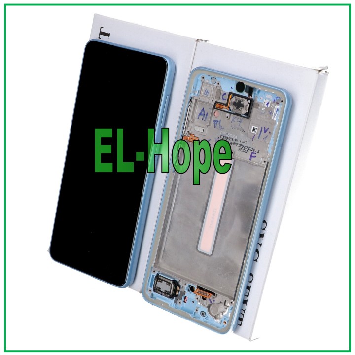 ORIGINAL FRAME LCD DISPLAY SAMSUNG A33 5G SM-A336F A336B TOUCH BLUE GH82-28143C