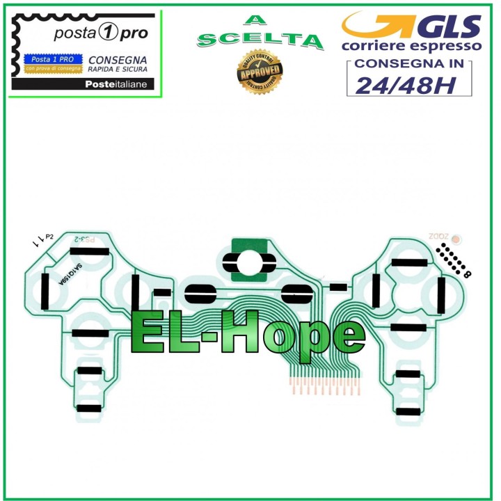 FLAT FLEX KEYBOARD CIRCUIT SA1Q159A FOR PLAYSTATION 3 PS3 JOYSTICK CONTROLLER