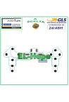 FLAT FLEX KEYBOARD CIRCUIT FOR PLAYSTATION 3 PS3-3 ZQDZ JOYSTICK CONTROLLER