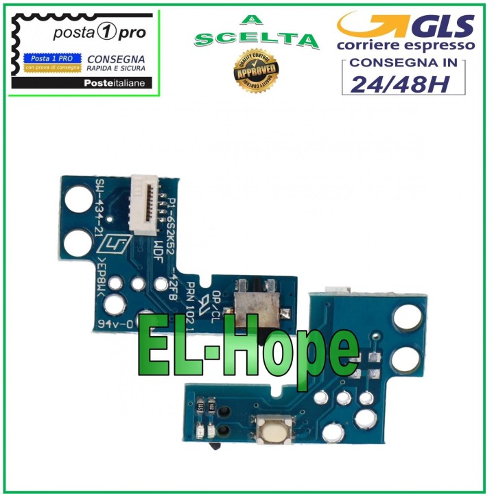 DOCK SWITCH RESET BUTTON POWER ON OFF PLAYSTATION 2 PS2 90000