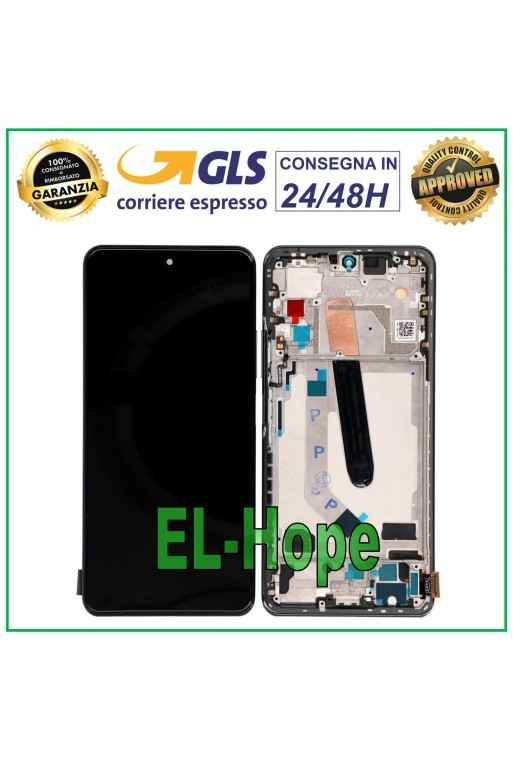 TFT LCD DISPLAY + FRAME FOR XIAOMI MI 11i TOUCH SCREEN BLACK GLASS SCREEN