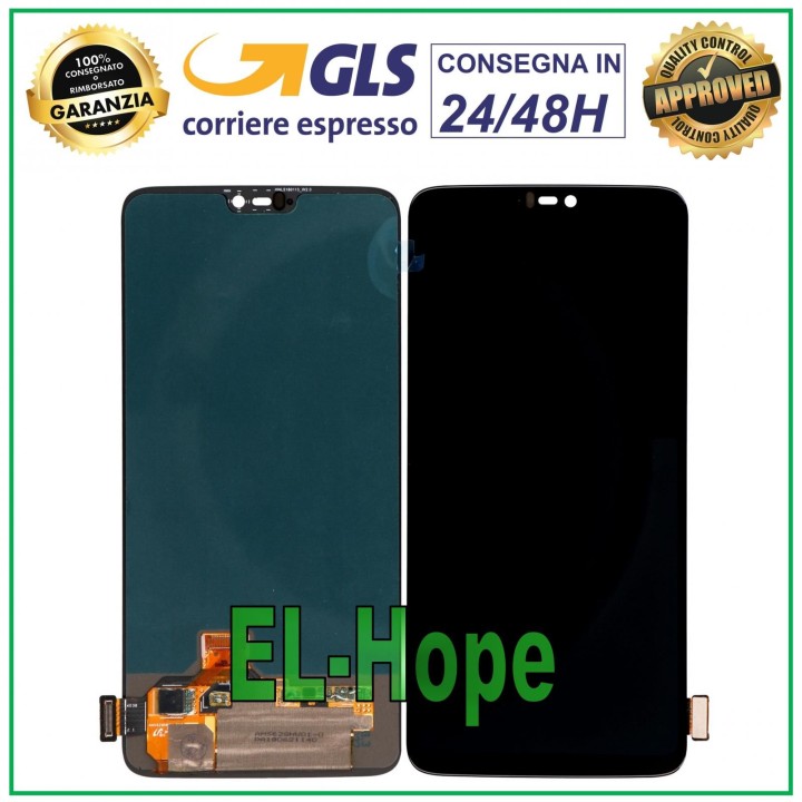 OLED LCD DISPLAY FOR ONEPLUS 6 A6000 A6003 TOUCH SCREEN GLASS SCREEN BLACK