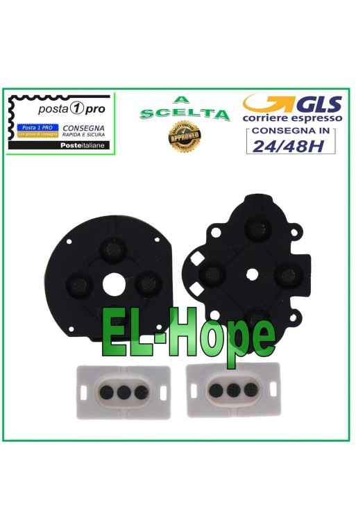 SET OF INTERNAL RUBBER BUTTONS FOR SONY PSP 1000 CONTROLLER RUBBER JOYPAD
