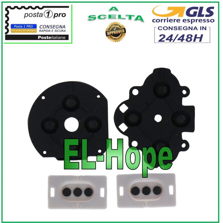 SET OF INTERNAL RUBBER BUTTONS FOR SONY PSP 1000 CONTROLLER RUBBER JOYPAD