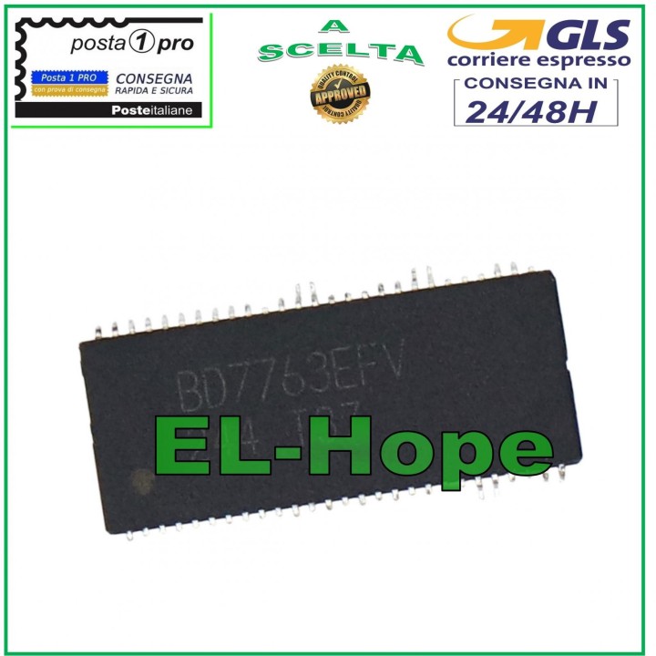 IC CHIP BD7763EFV INTEGRATED TO SOLDER FOR SONY PLAYSTATION 4 PS4 CONSOLE