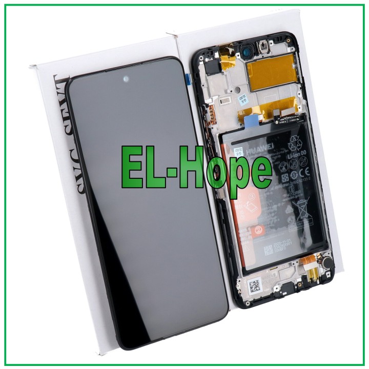 TOUCH DISPLAY + ORIGINAL LCD HUAWEI P SMART 2021 PPA-LX2 / HONOR 10X LITE BLACK