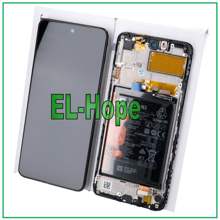 TOUCH DISPLAY + ORIGINAL LCD HUAWEI P SMART 2021 PPA-LX2 / HONOR 10X LITE BLACK