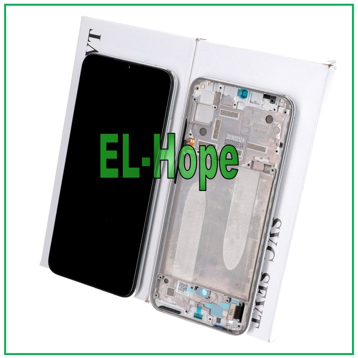 ORIGINAL LCD DISPLAY + FRAME XIAOMI MI A3 M1906F9 / Mi CC9E TOUCH SILVER WHITE