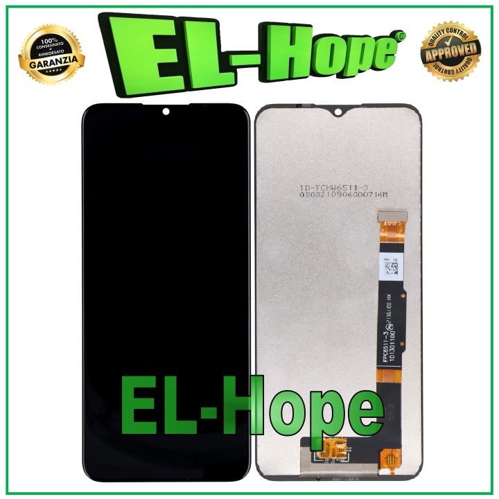 LCD DISPLAY + TOUCH SCREEN FOR TCL 20R 5G T767H BLACK GLASS MONITOR SCREEN