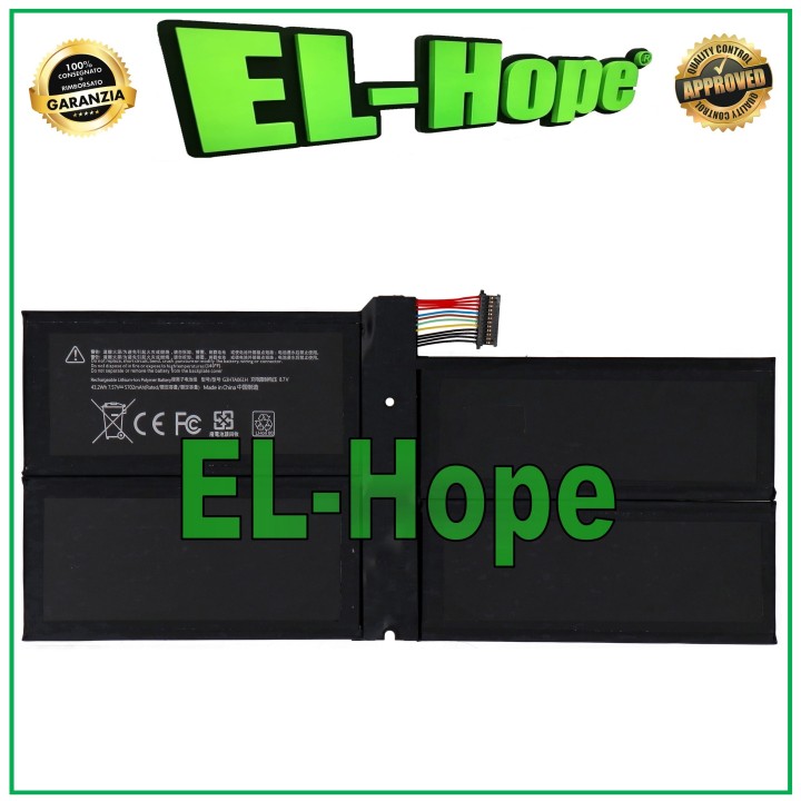 BATTERY G3HTA061H DYNM03 FOR MICROSOFT SURFACE PRO 7 1866 EQUAL ORIGINAL