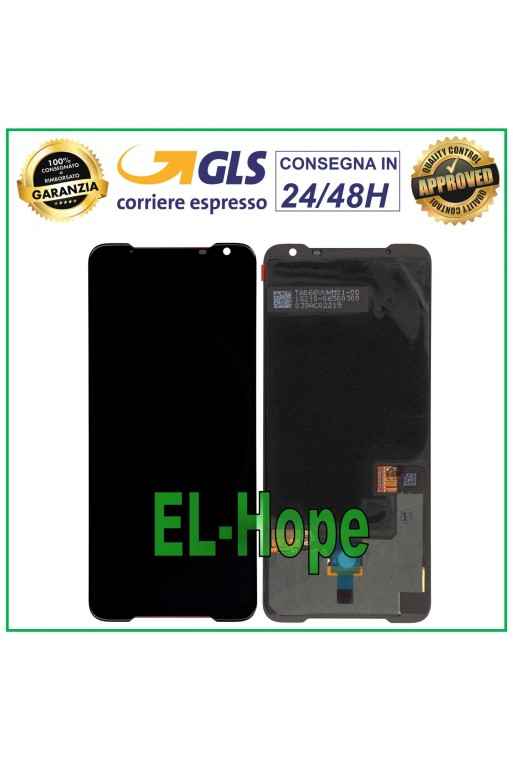 LCD OLED TOUCH SCREEN DISPLAY FOR ASUS ROG PHONE 2 II ZS660KL BLACK GLASS SCREEN