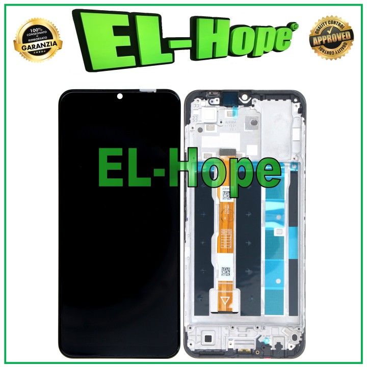 LCD DISPLAY + FRAME FOR VIVO Y16 V2204 V2214 TOUCH SCREEN GLASS SCREEN BLACK
