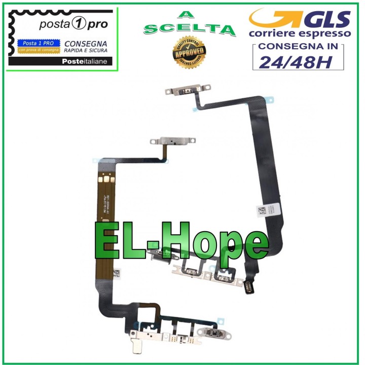 FLAT POWER ON OFF KEY APPLE IPHONE 13 PRO MAX FLEX VOLUME MUTE