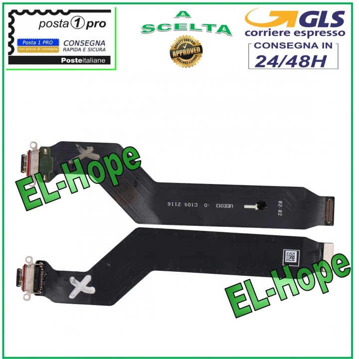 FLAT FLEX CHARGING CONNECTOR ONEPLUS 9R LE2101 USB TYPE C CHARGING DOCK