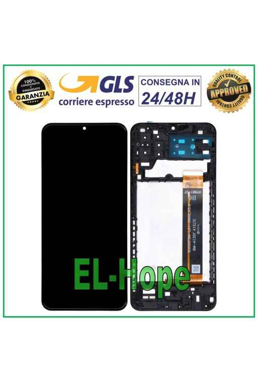 LCD DISPLAY TOUCH SCREEN FRAME SAMSUNG GALAXY A13 4G 2022 SM A135F FLAT BOE B6
