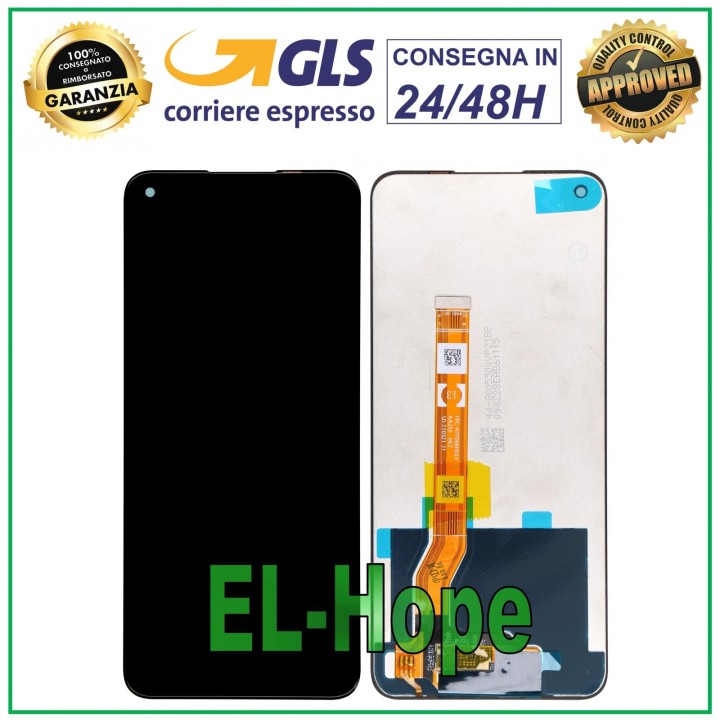 LCD DISPLAY FOR OPPO A76 CPH2375 TOUCH SCREEN MONITOR SCREEN BLACK GLASS