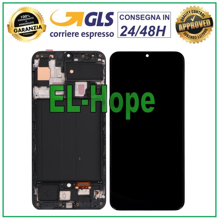 TFT LCD DISPLAY FOR SAMSUNG GALAXY A50 SM A505F TOUCH SCREEN GLASS FRAME
