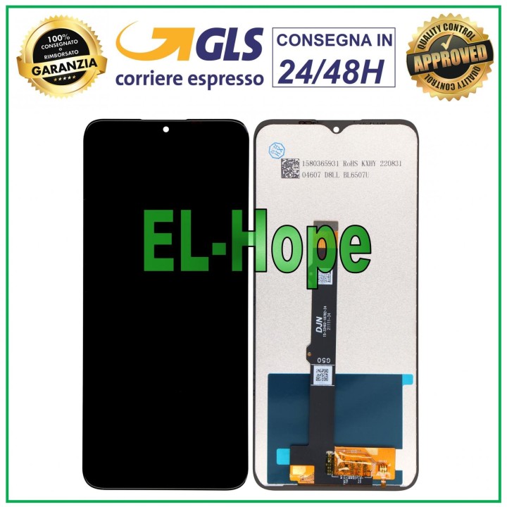 LCD DISPLAY + TOUCH SCREEN FOR MOTOROLA MOTO G50 4G XT-2137 XT2137 GLASS SCREEN