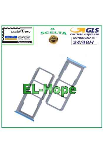 SLOT CARRIAGE SIM COMPARTMENT MICRO SD CARD FOR OPPO A16S CPH2271 / A16 CPH2269 BLUE
