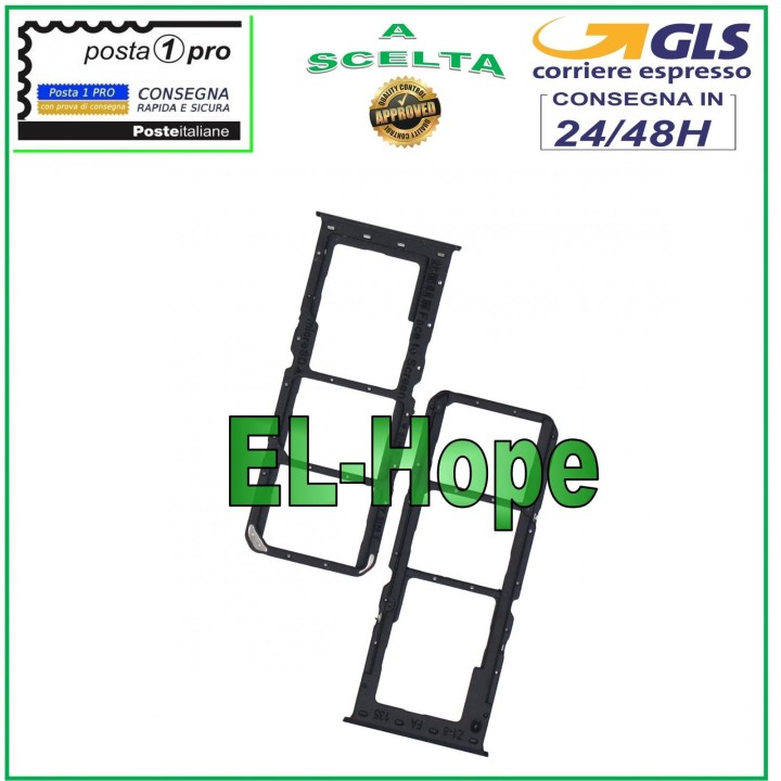 SLOT CARRIAGE SIM COMPARTMENT MICRO SD CARD FOR OPPO A91 CPH2021 PCPM00 PCPT00 BLACK