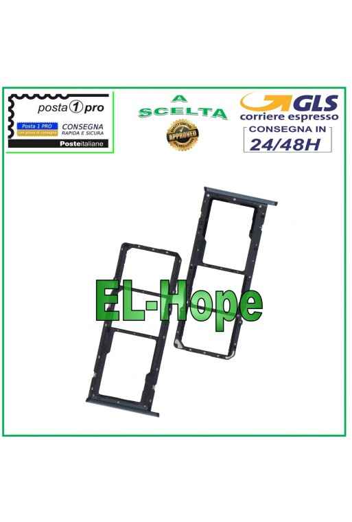SLOT CARRIAGE SIM COMPARTMENT MICRO SD CARD FOR OPPO REALME C11 2021 RMX3231 BLACK