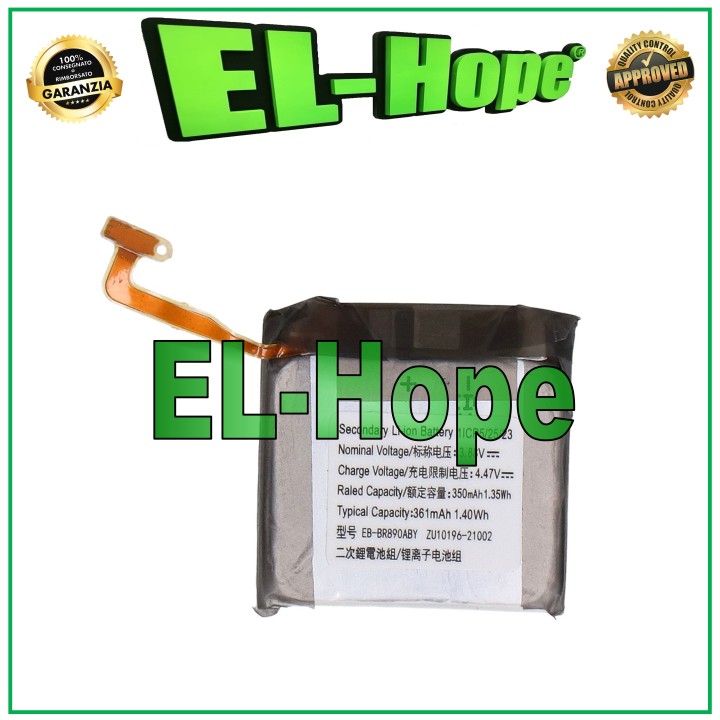 EB-BR890ABY BATTERY FOR SAMSUNG GALAXY WATCH 4 CLASSIC SM-R890 SM-R895 361 mAh